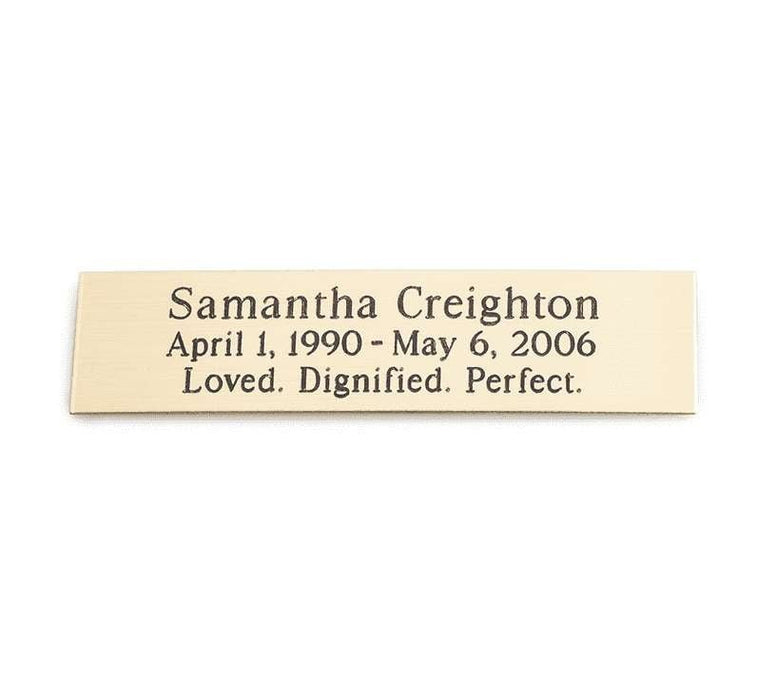Engraved Name Plates - Modern Memorials