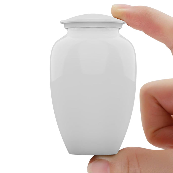 Modern Memorial Franklin Black Decorative Cremation Urn