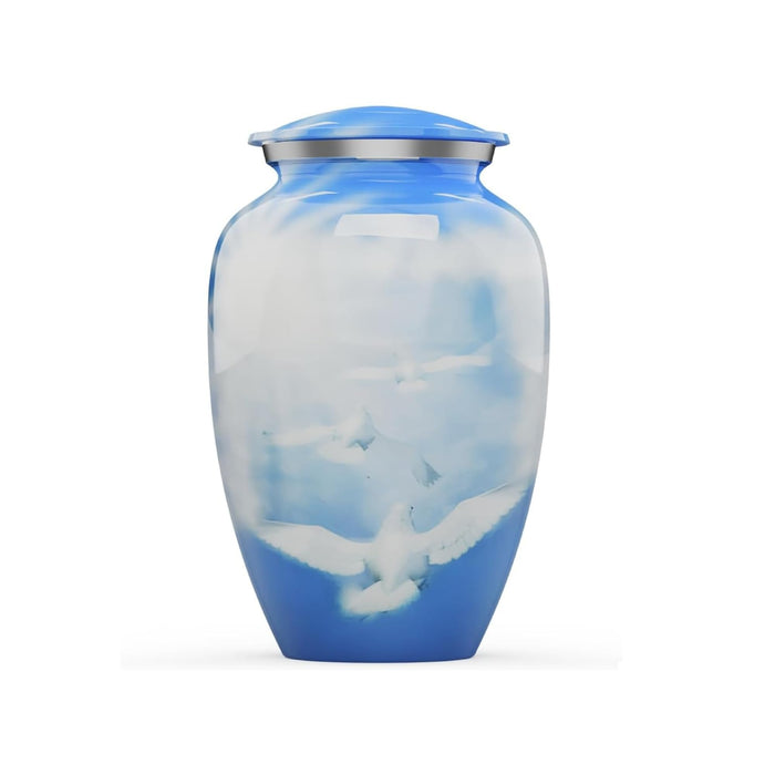 Modern Memorial Aluminum Large Urns