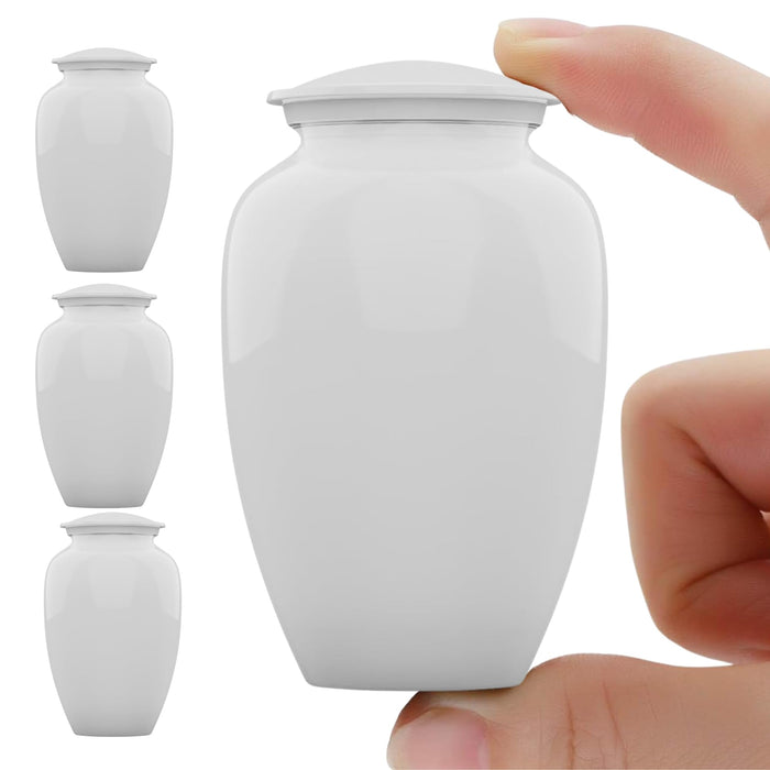 Modern Memorial Franklin Black Decorative Cremation Urn