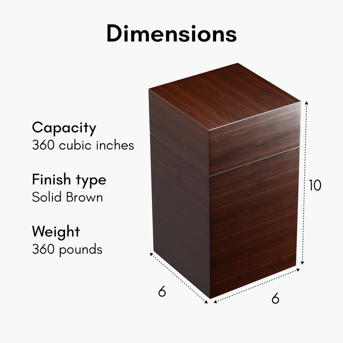 Modern Memorial Cremation Urn for Ashes