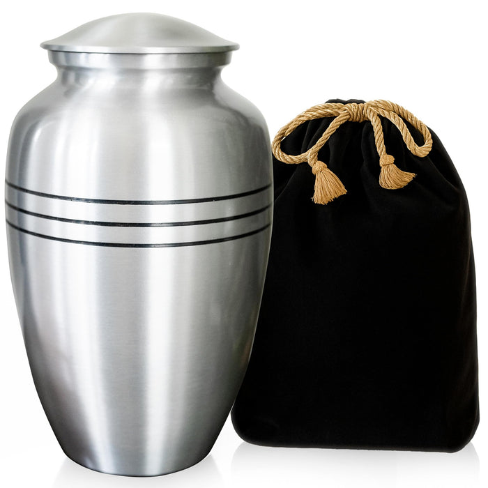 Modern Memorial Aluminum Large Urns