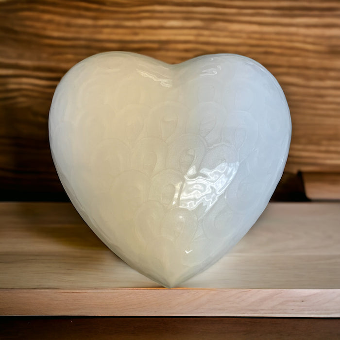 Modern Heart Cremation Urn