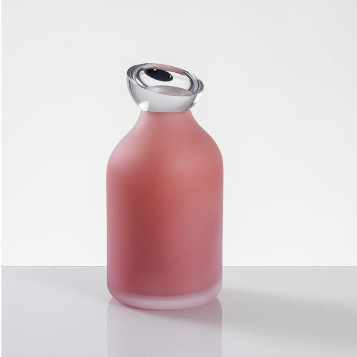 “Ovation” Small Pink Glass Keepsake Urn - Modern Memorials